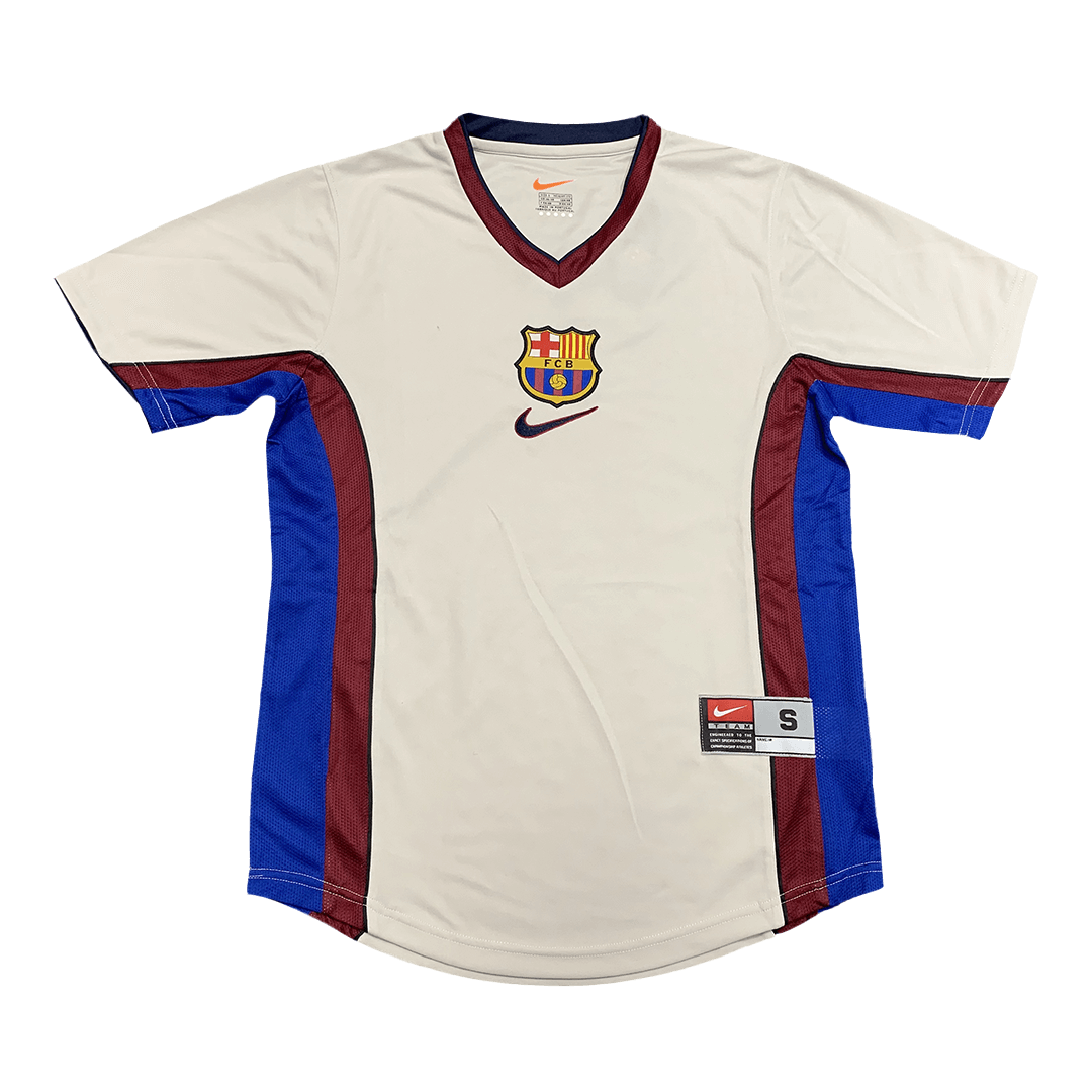 Retro 1998/99 Barcelona Away Soccer Jersey