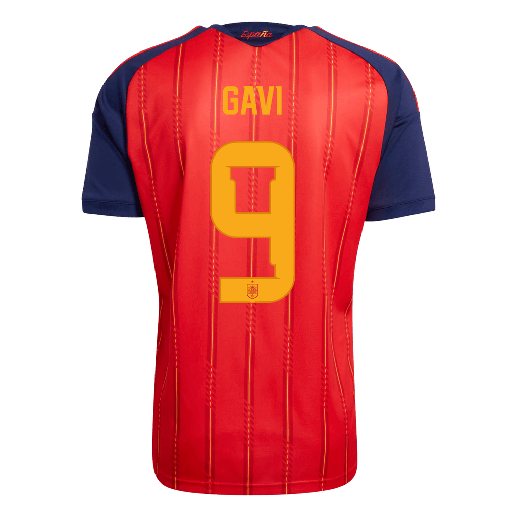 GAVI #9 Spain Home Soccer Jersey 2026