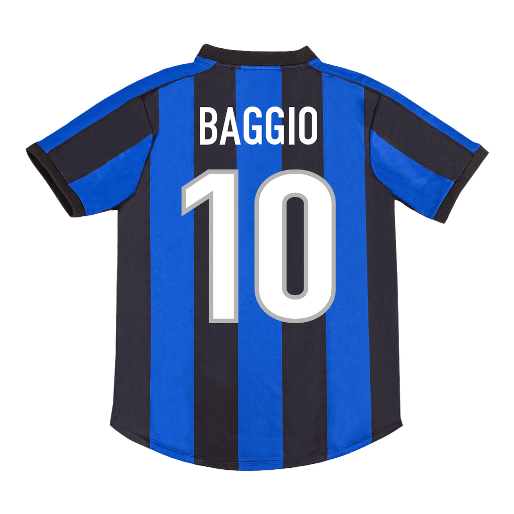 Retro Jersey BAGGIO #10 Inter Milan Retro Jersey Home Soccer Shirt 1999/00