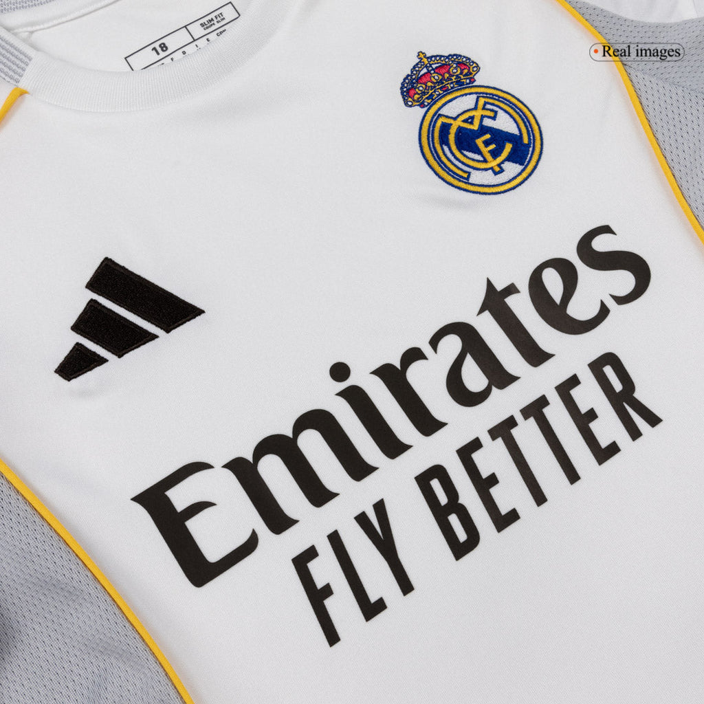 Real Madrid Home Free Kids Jerseys Kit 25/26