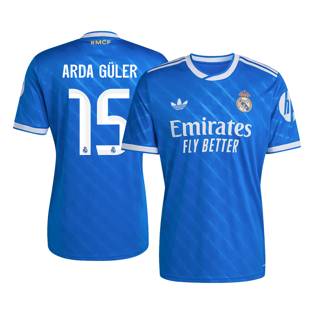ARDA GüLER #15 Real Madrid Third Away Soccer Jersey 2025/26