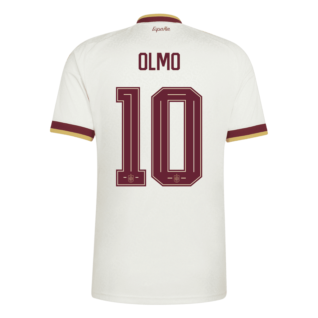 OLMO #10 Spain Away Soccer Jersey World Cup 2026
