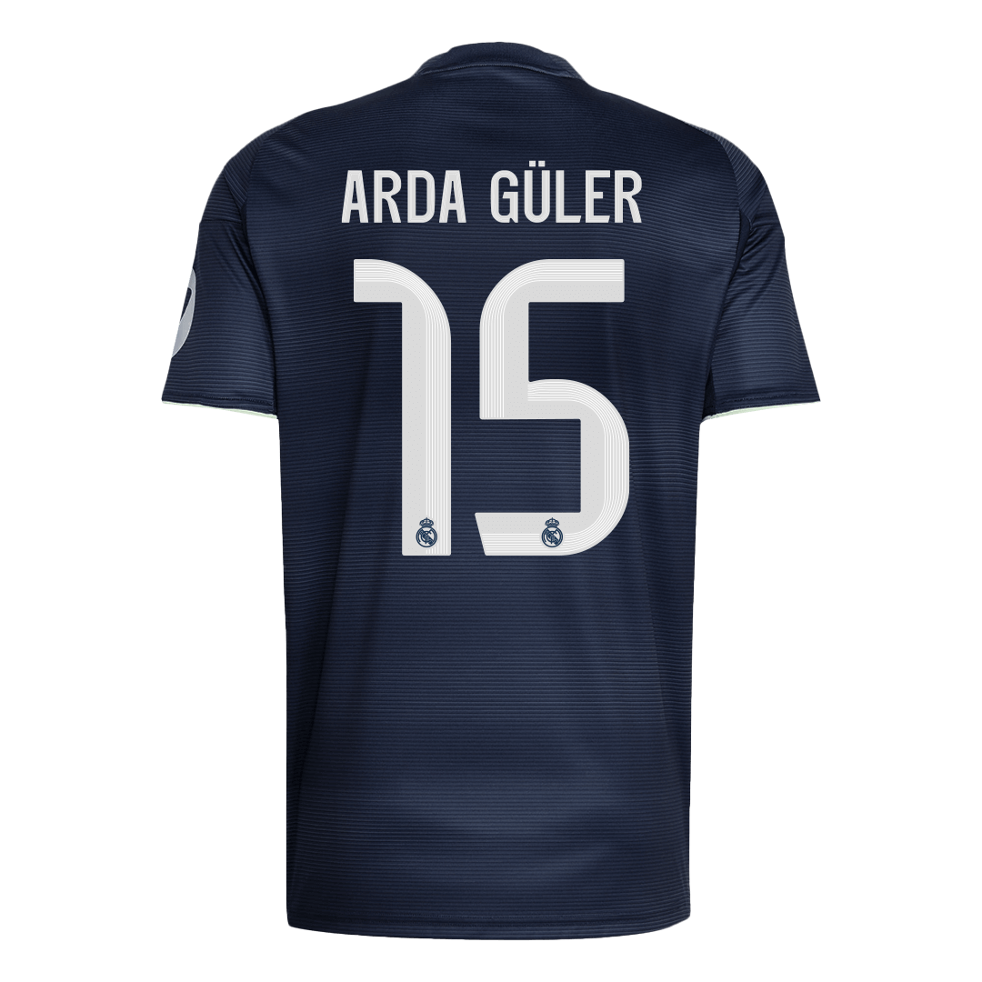 ARDA GüLER #15 Real Madrid Away Soccer Jersey 2025/26