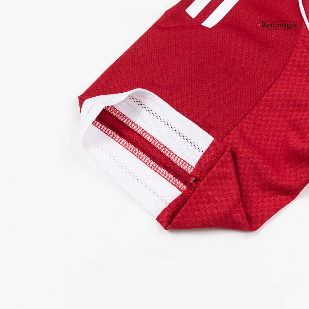 ISAK #9 Liverpool Home Authentic Soccer Jersey 2025/26
