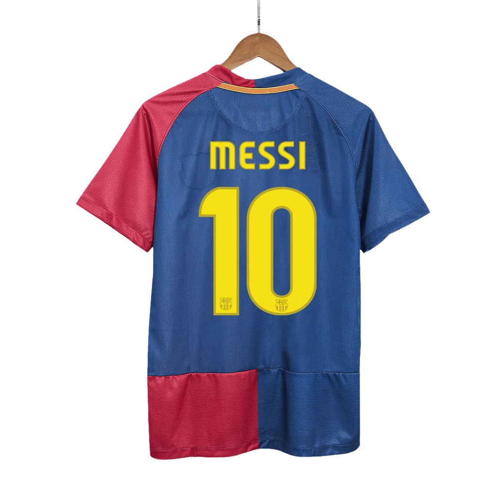 MESSI #10 Home Retro Jersey Soccer Jersey 2008/09 - UCL UCL Final