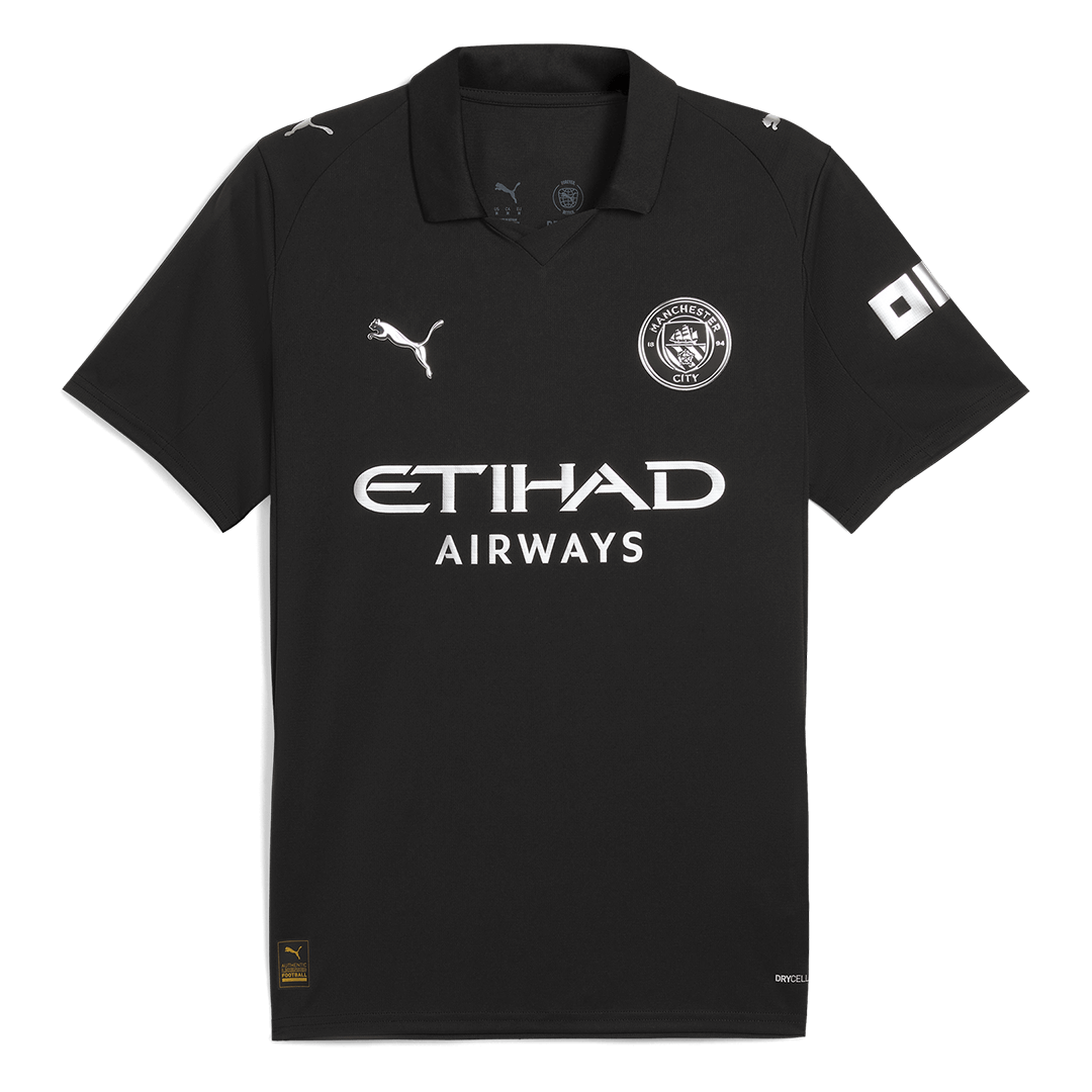 RODRIGO #16 Manchester City Away Soccer Jersey 2025/26