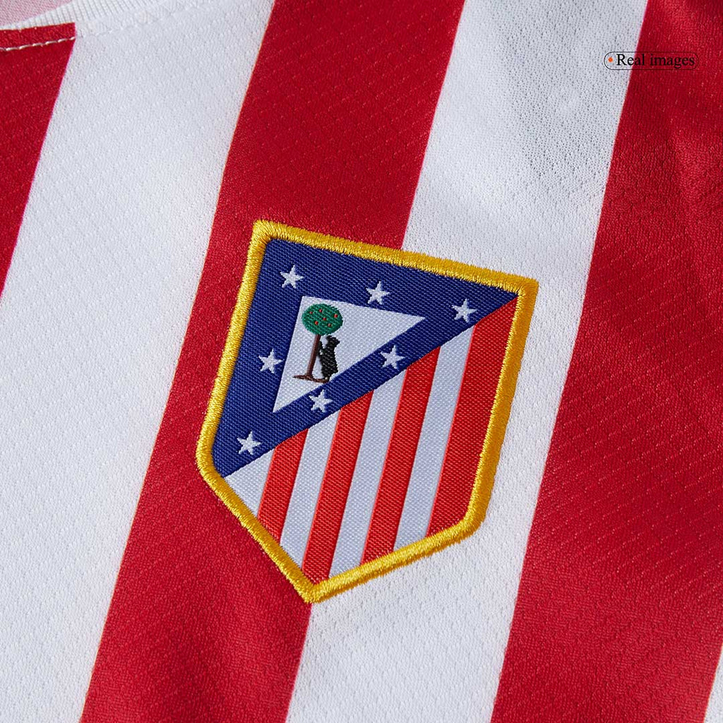 Atletico Madrid Home Kids Soccer Jerseys Full Kit 2025/26