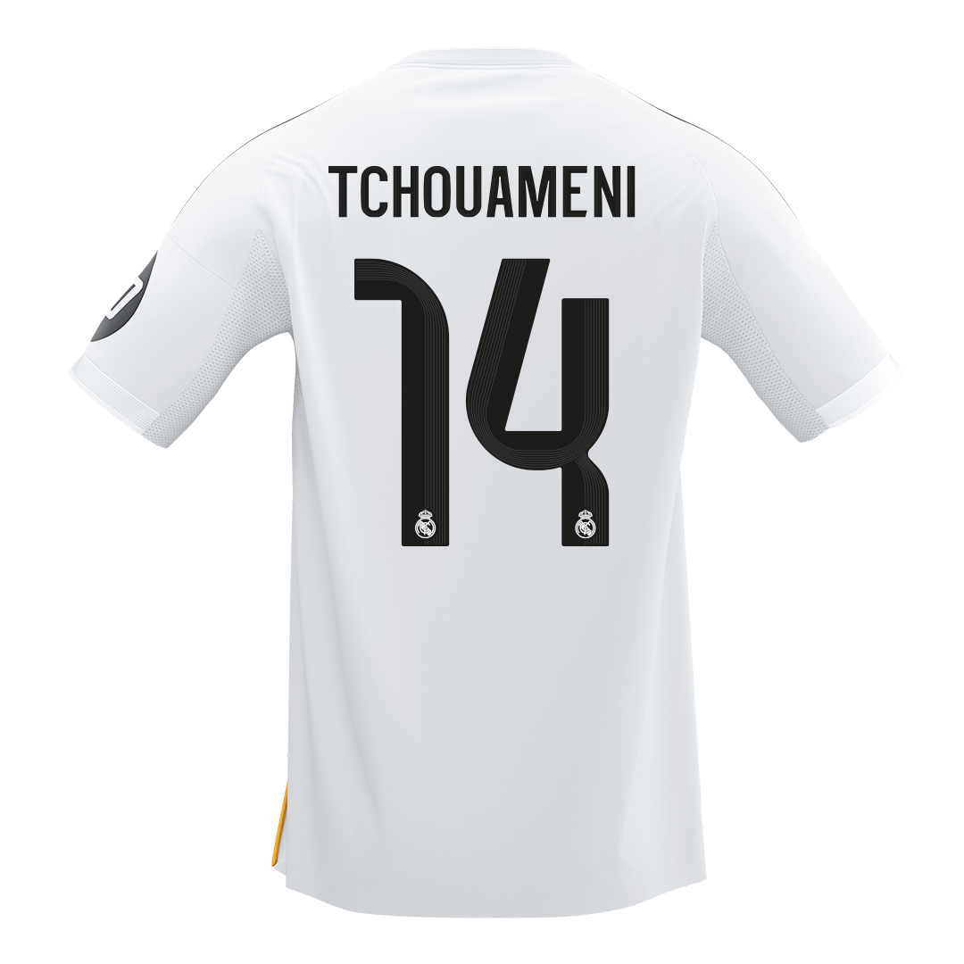 TCHOUAMENI #14 Real Madrid Home Soccer Jersey 2025/26