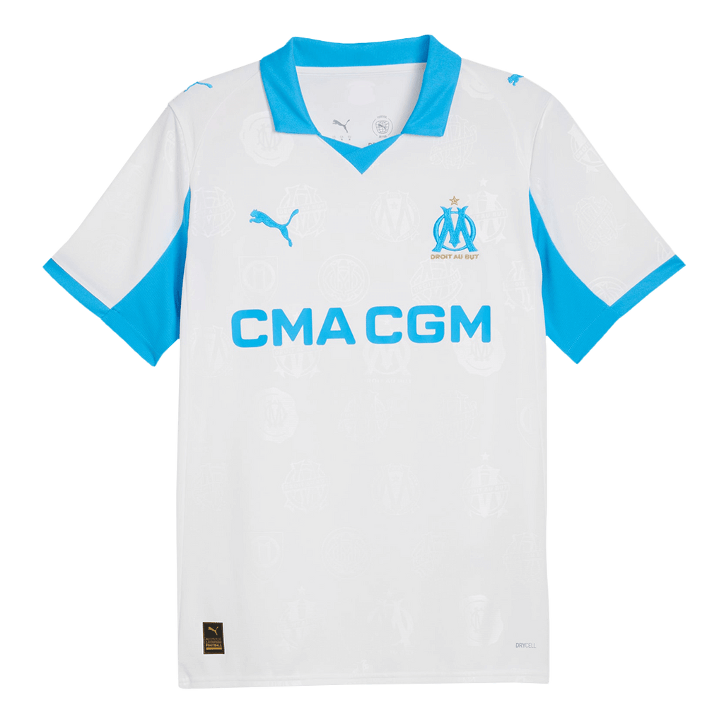 RABIOT #25 Marseille Home Soccer Jersey 2025/26