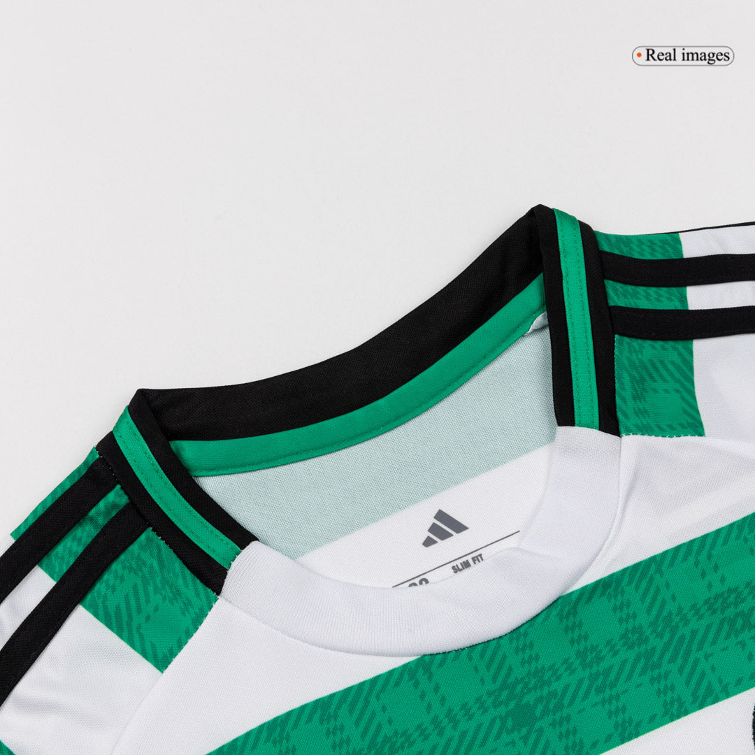 Kids Celtic Custom Home Soccer Kits 2025/26