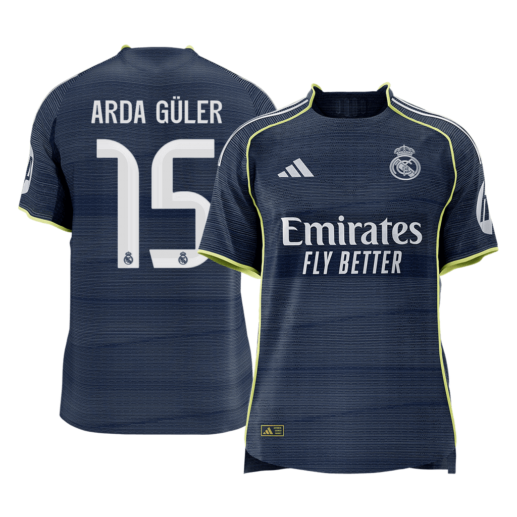 ARDA GüLER #15 Real Madrid Away Player Version Jersey 2025/26