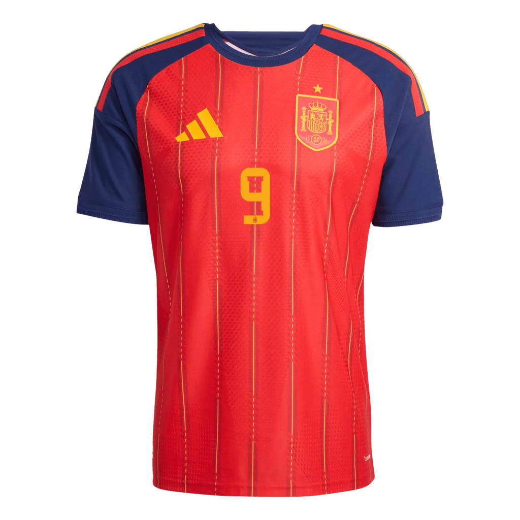 GAVI #9 Spain Home Player Version Jersey World Cup 2026