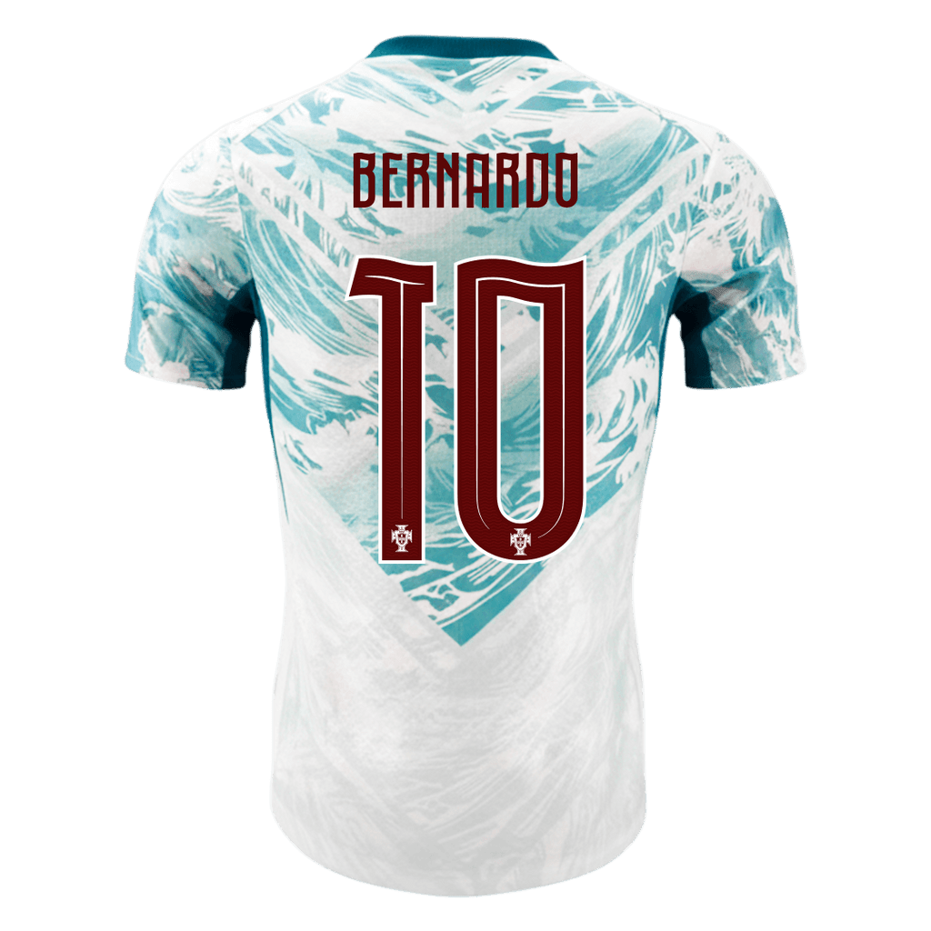 BERNARDO #10 Portugal Away Player Version Jersey World Cup 2026
