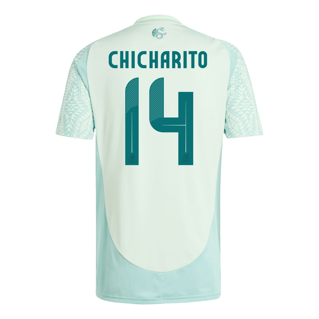 CHICHARITO #14 Mexico Soccer Jersey Away Custom Shirt 2024