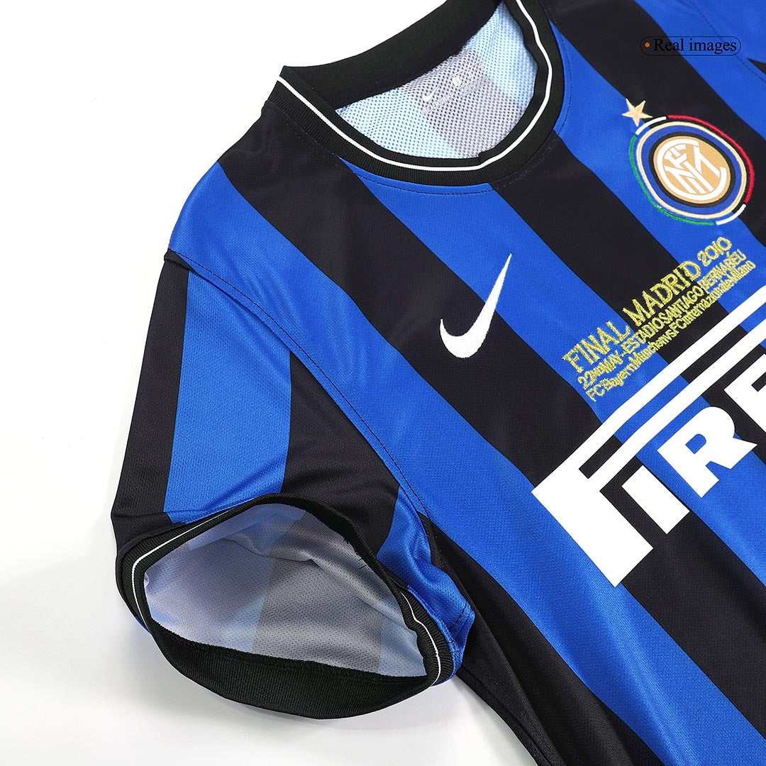 Retro 2009/10 Inter Milan Home Soccer Jersey - UCL Final