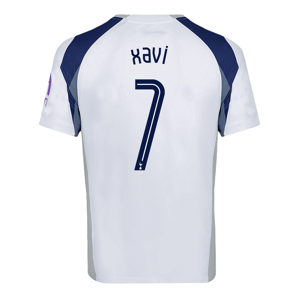 XAVI #7 Tottenham Hotspur Home Soccer Jersey 2025/26 -UCL