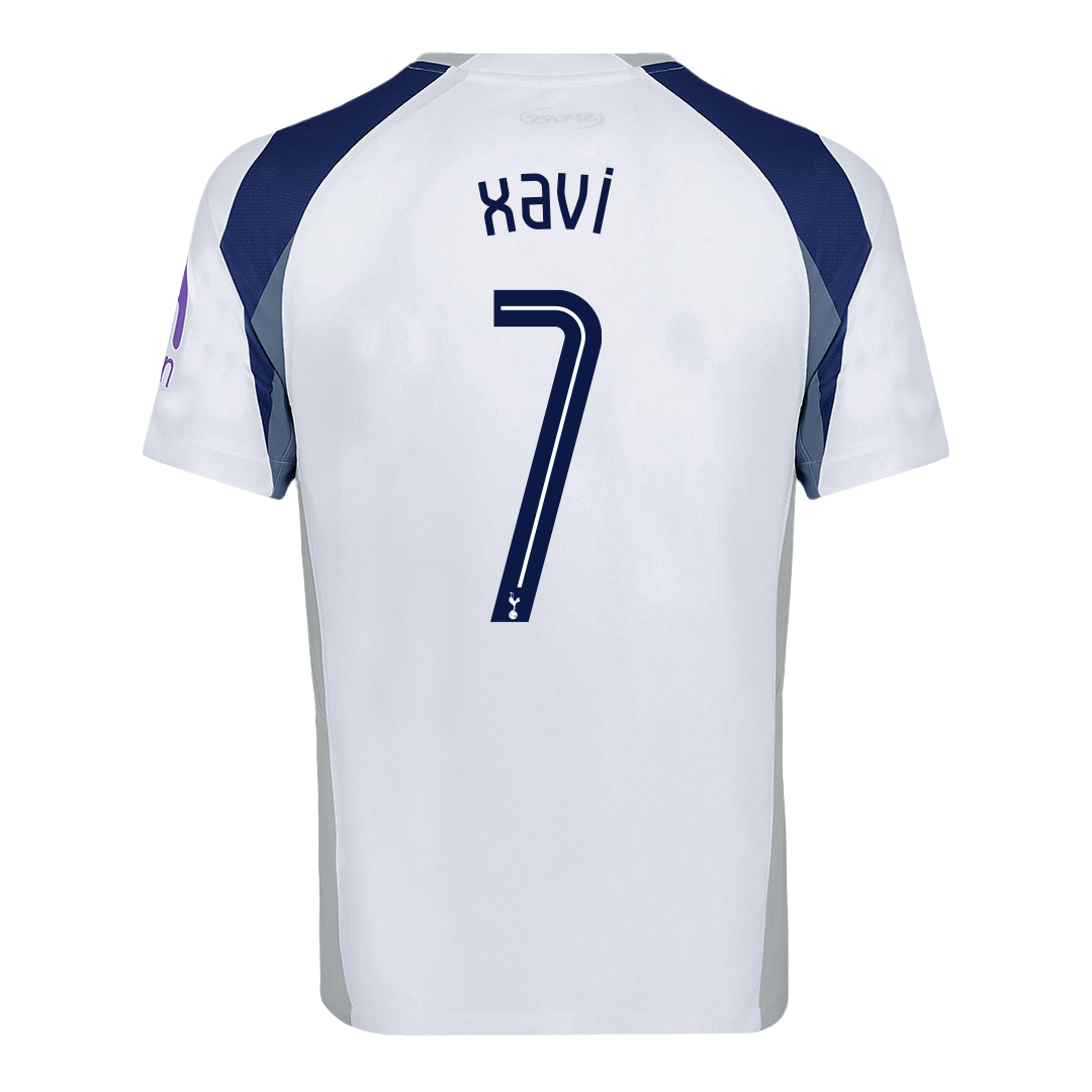 XAVI #7 Tottenham Hotspur Home Soccer Jersey 2025/26 -UCL