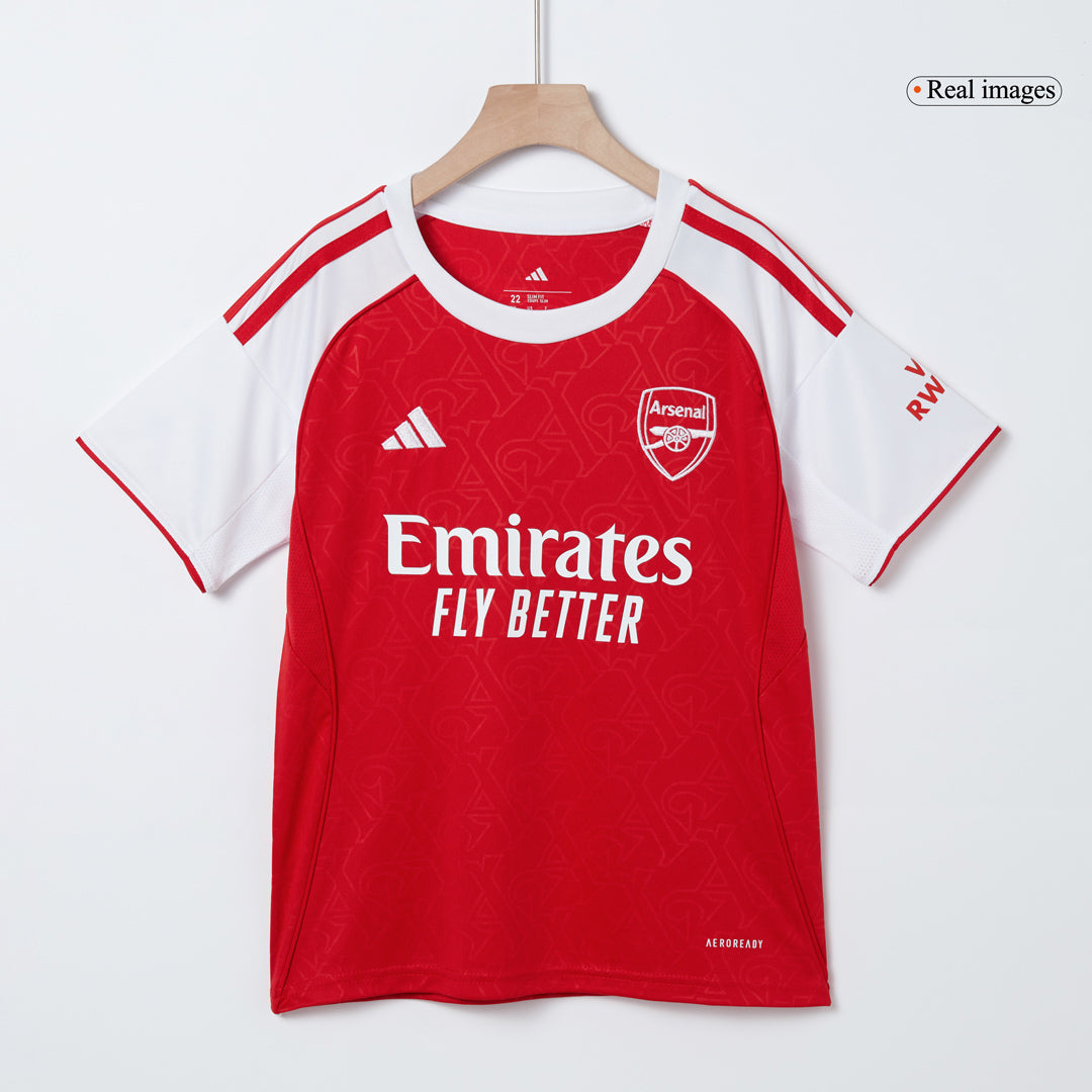 Arsenal Home Kids Soccer Jerseys Full Kit 2025/26
