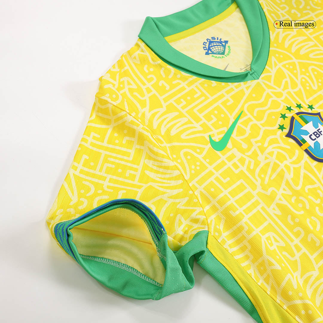Authentic Brazil Home Soccer Jersey Copa America 2024