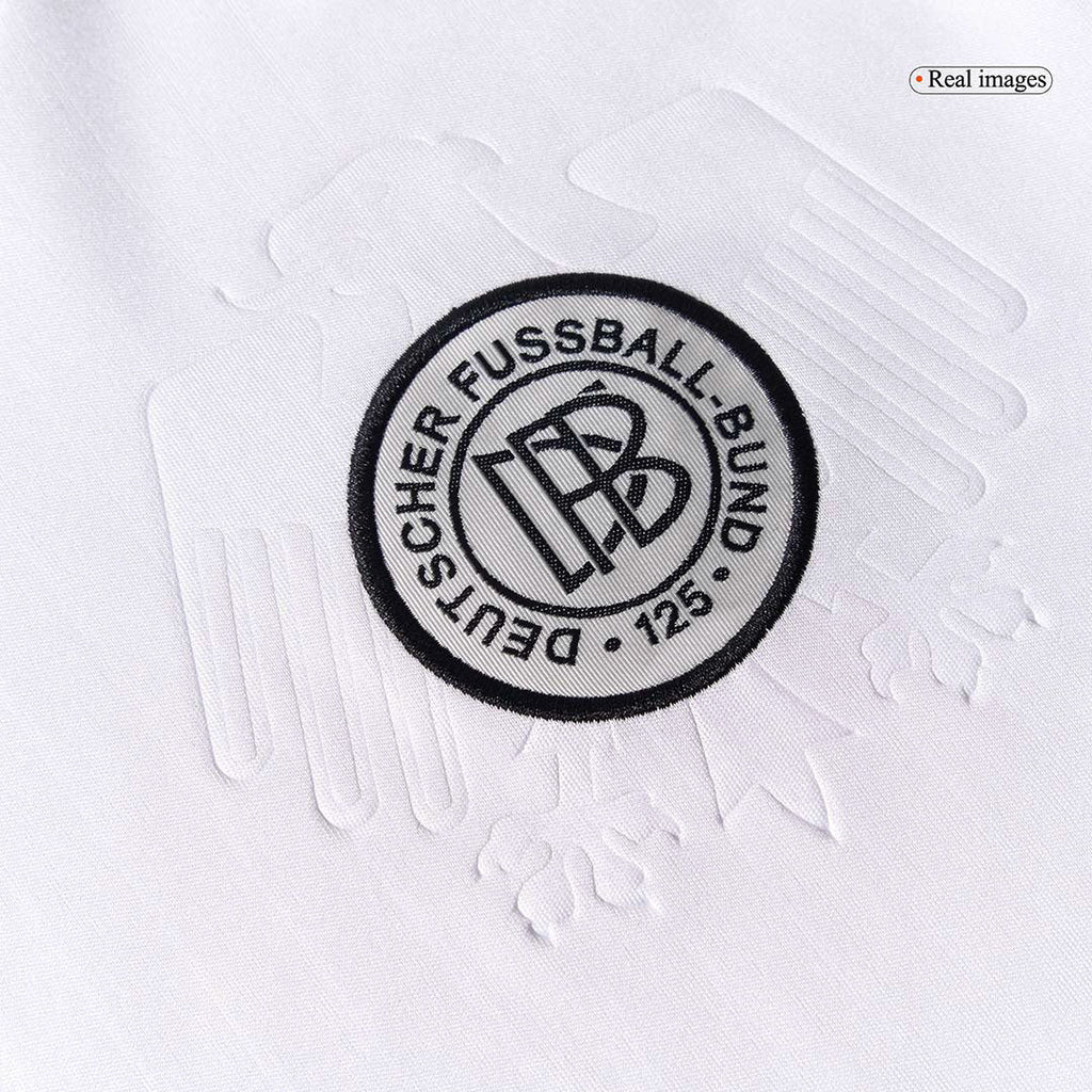 Kid's Germany 125th Anniversary Soccer Jersey Kit(Jersey+Shorts) 2025 White