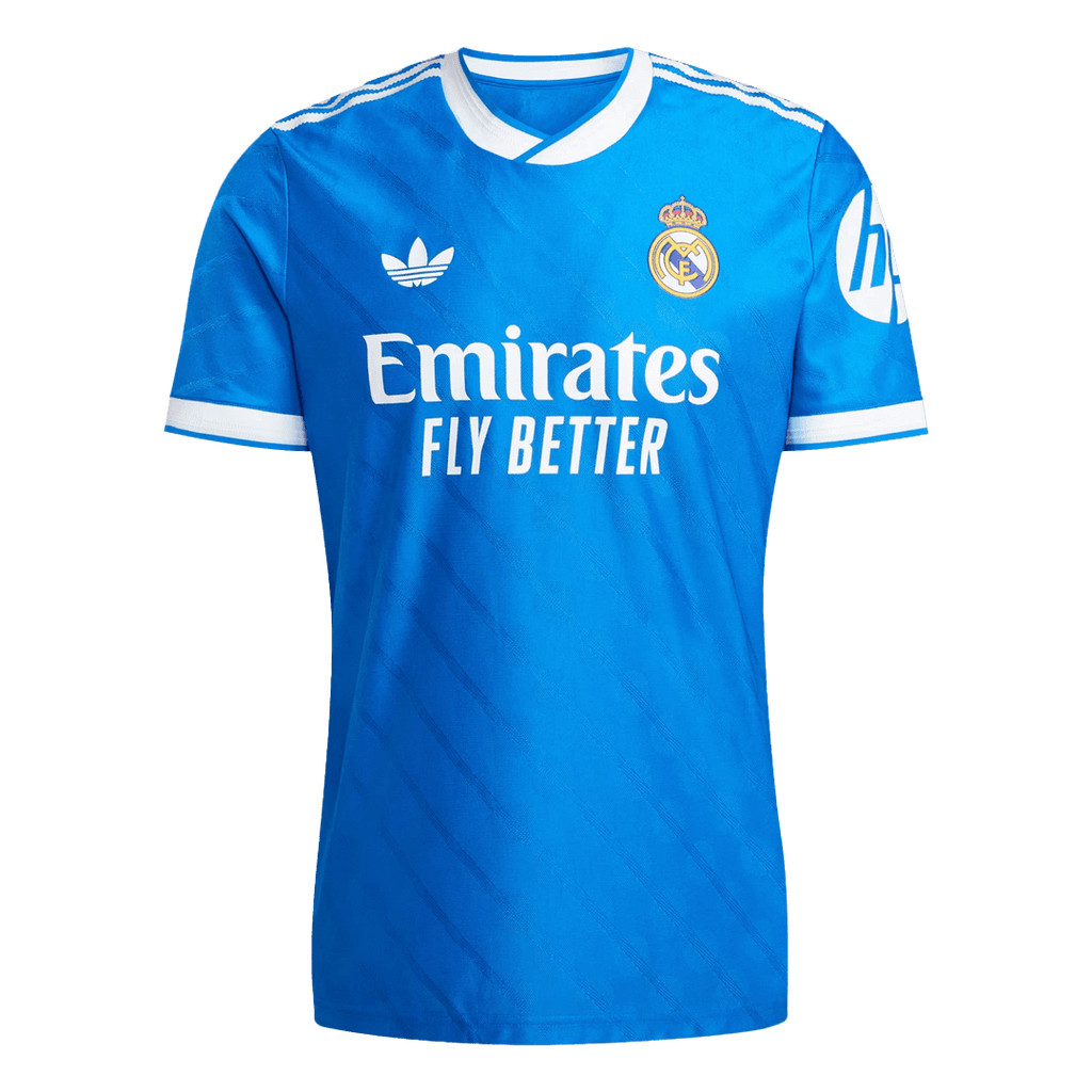 Authentic Real Madrid Third Away Soccer Jersey 2025/26 Blue