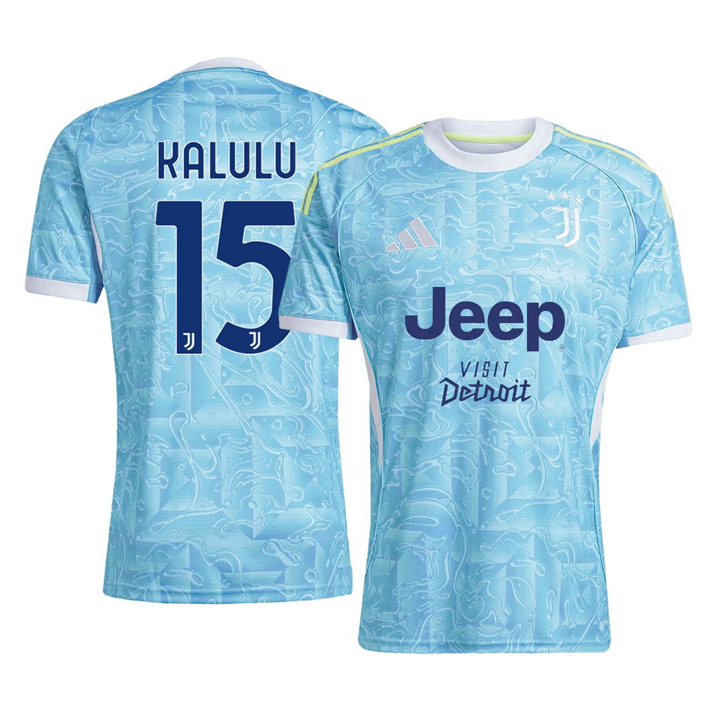 KALULU #15 Juventus Away Soccer Jersey 2025/26