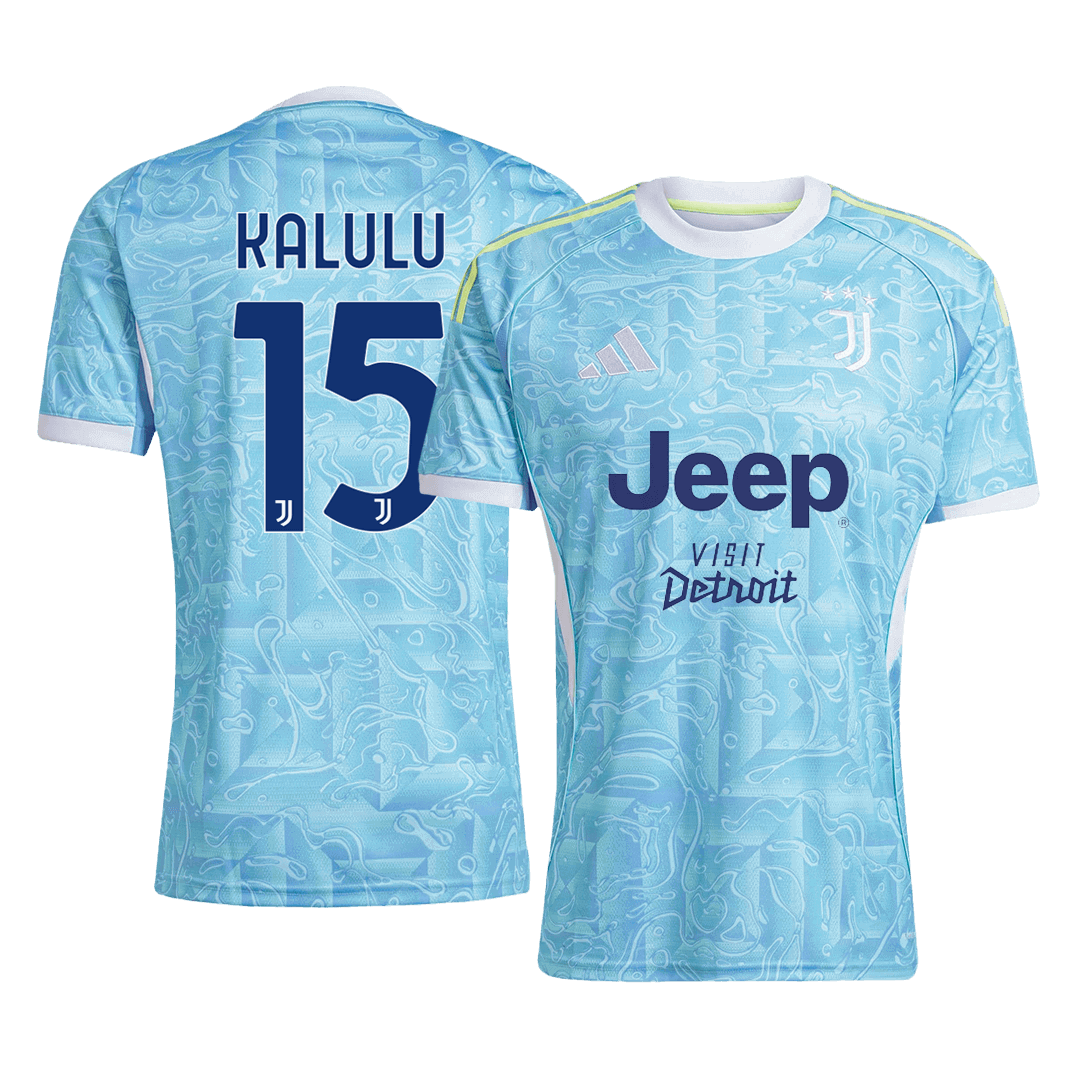 KALULU #15 Juventus Away Soccer Jersey 2025/26