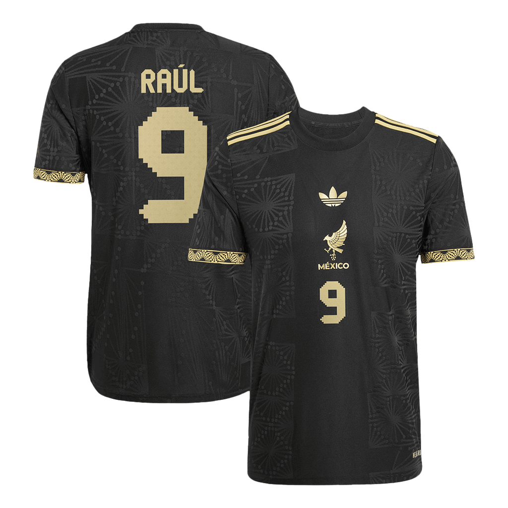 Authentic RAUL #9 Soccer Jersey Mexico Third Away Shirt 2025 Gold Cup