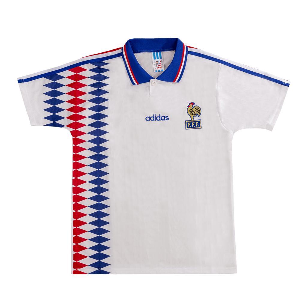 Retro 1994 France Away Soccer Jersey