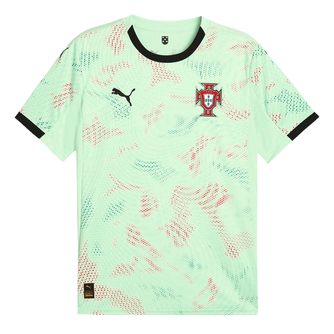 Men's Portugal Away Soccer Jersey 2025 Green - Women's Euro