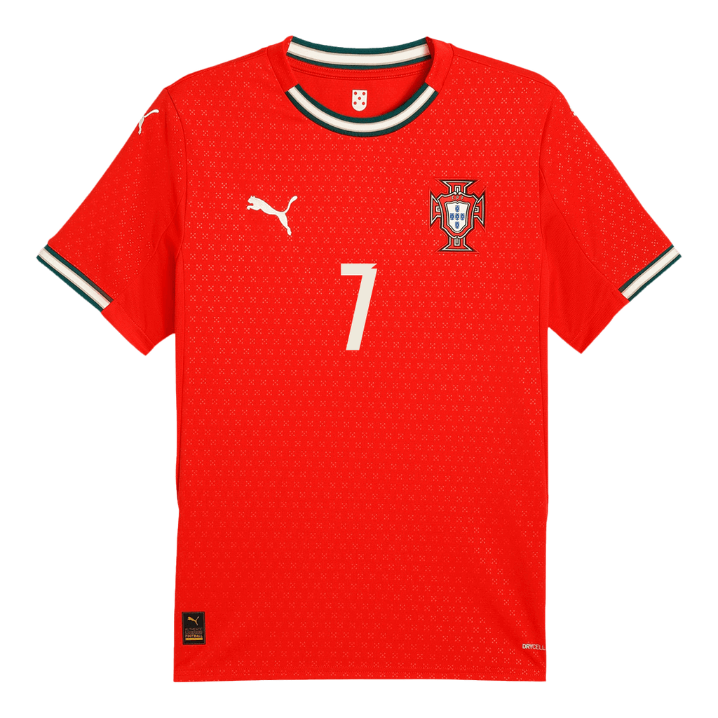 RONALDO #7 Portugal Home Soccer Jersey 2025
