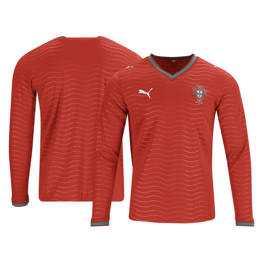 Portugal Home Long Sleeve Player Version Jersey World Cup 2026
