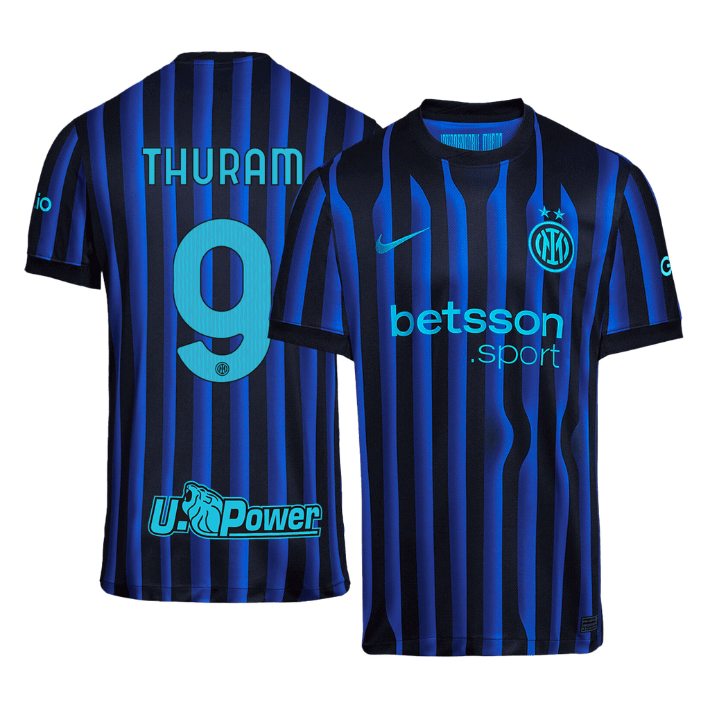 THURAM #9 Inter Milan Home Soccer Jersey 2025/26