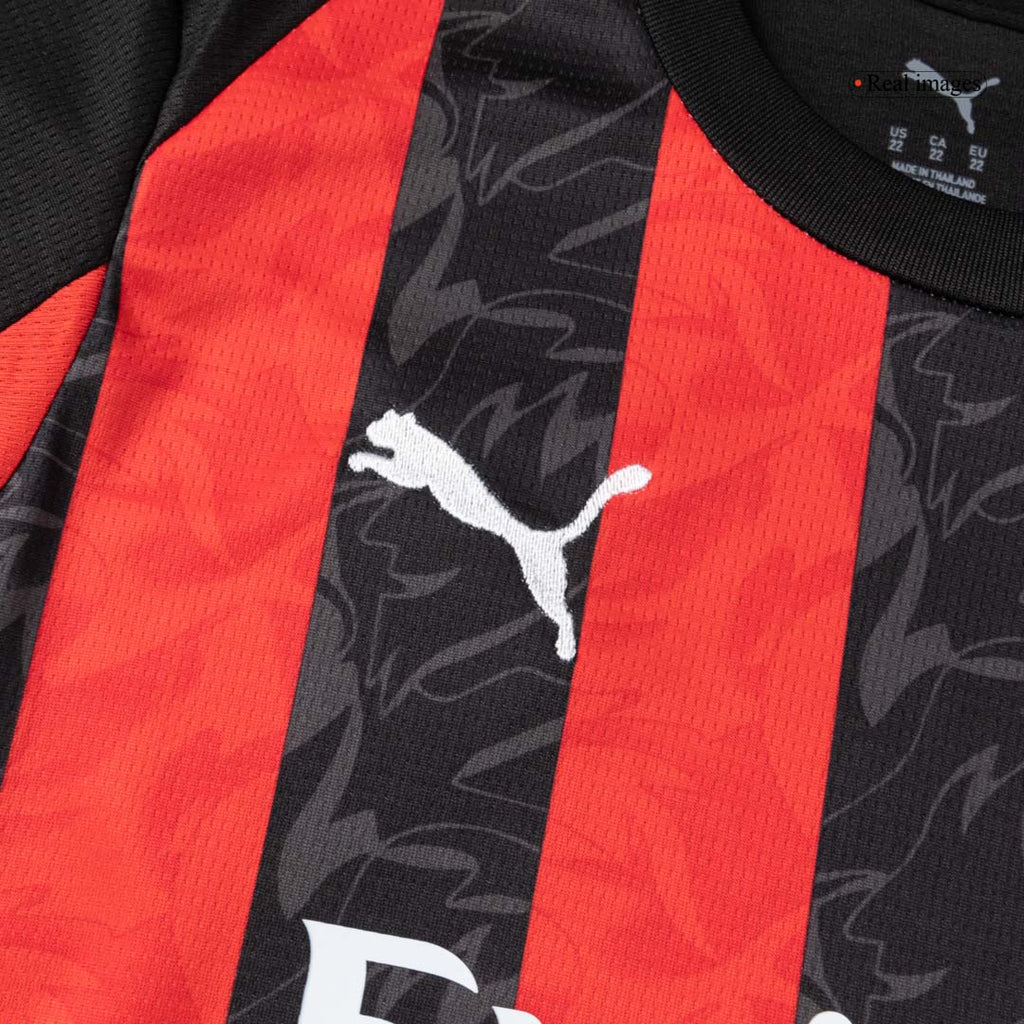 AC Milan Home Kids Soccer Jerseys Full Kit 2025/26