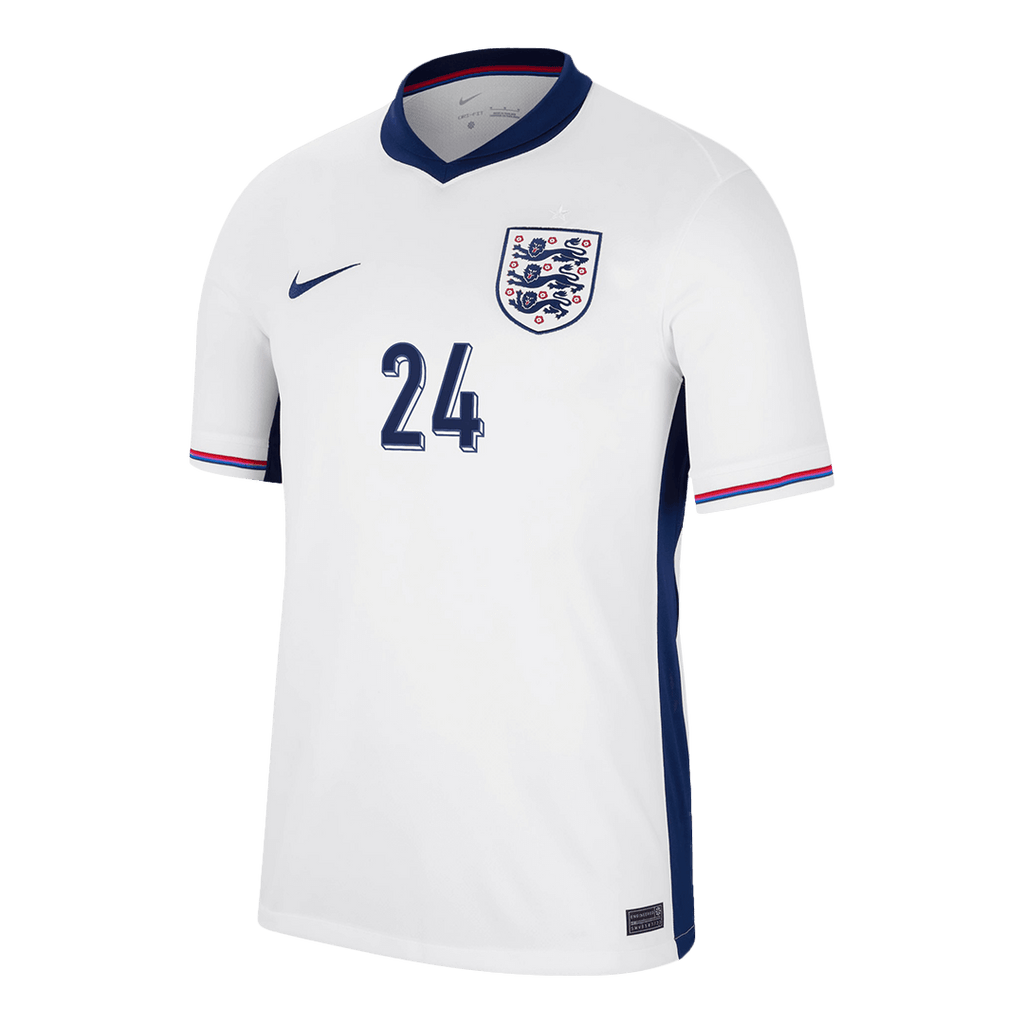 PALMER #24 England Home Soccer Jersey Euro 2024