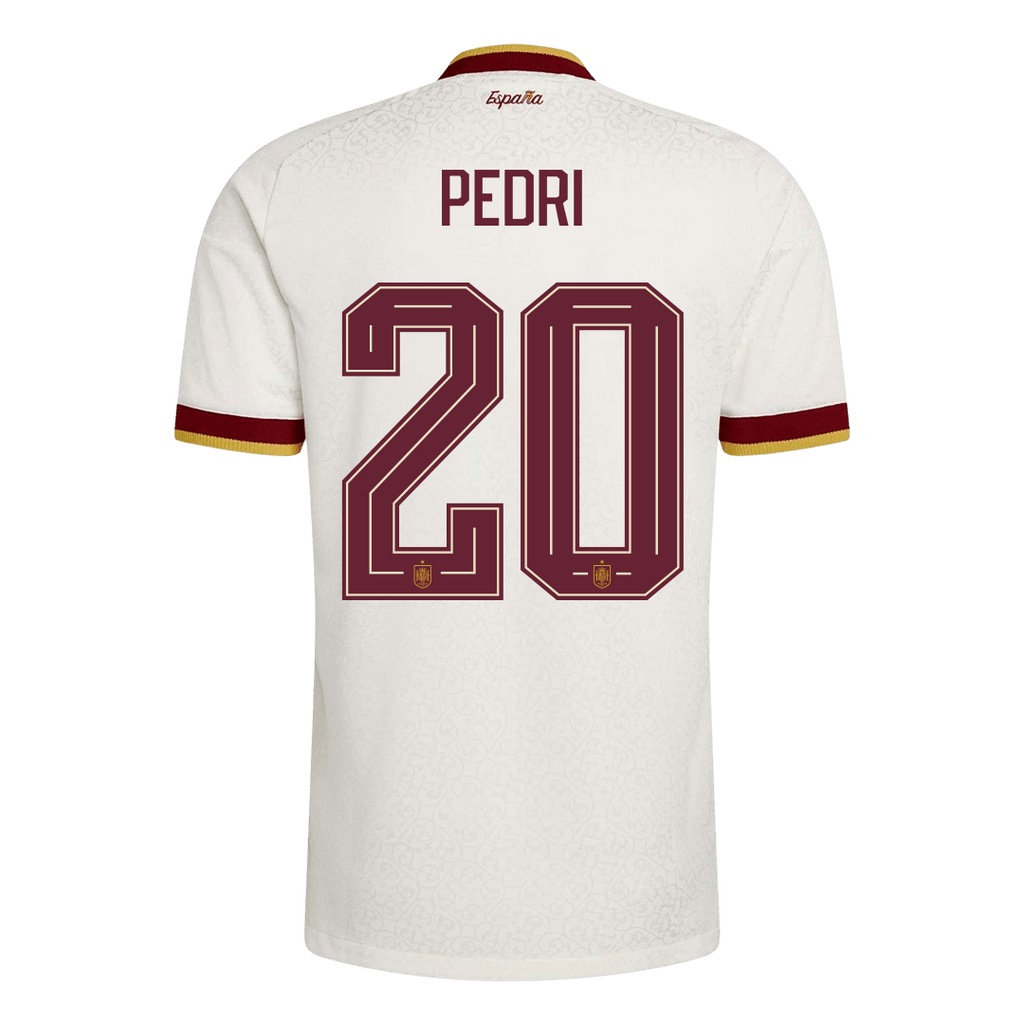 PEDRI #20 Spain Away Player Version Jersey World Cup 2026