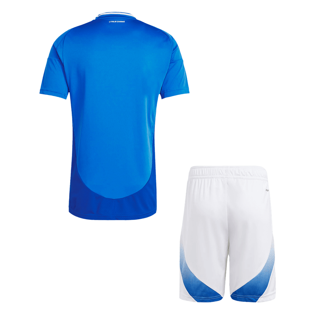 Italy Home Soccer Jersey Kit(Jersey+Shorts) Euro 2024