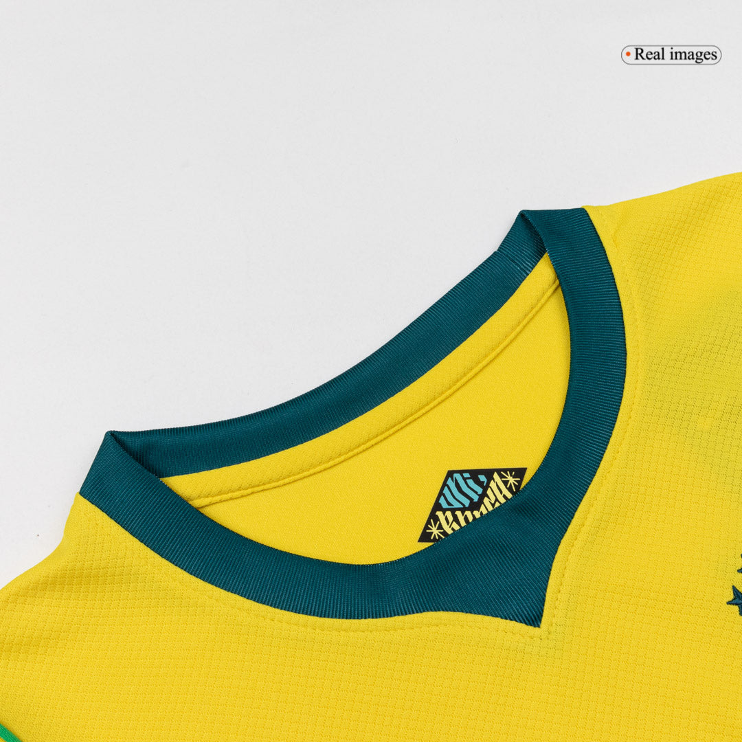 Brazil Home Kids Soccer Jerseys Kit World Cup 2026