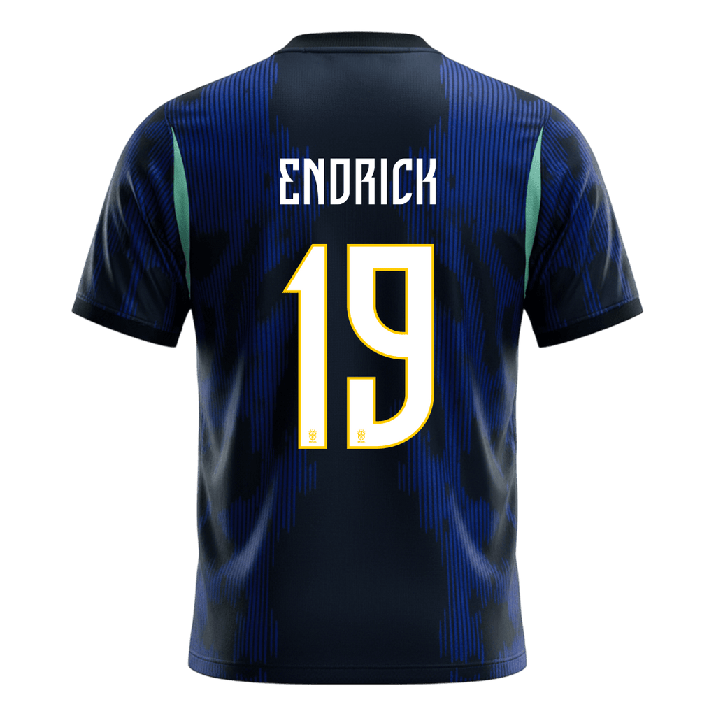 ENDRICK #19 Brazil Away Soccer Jersey World Cup 2026