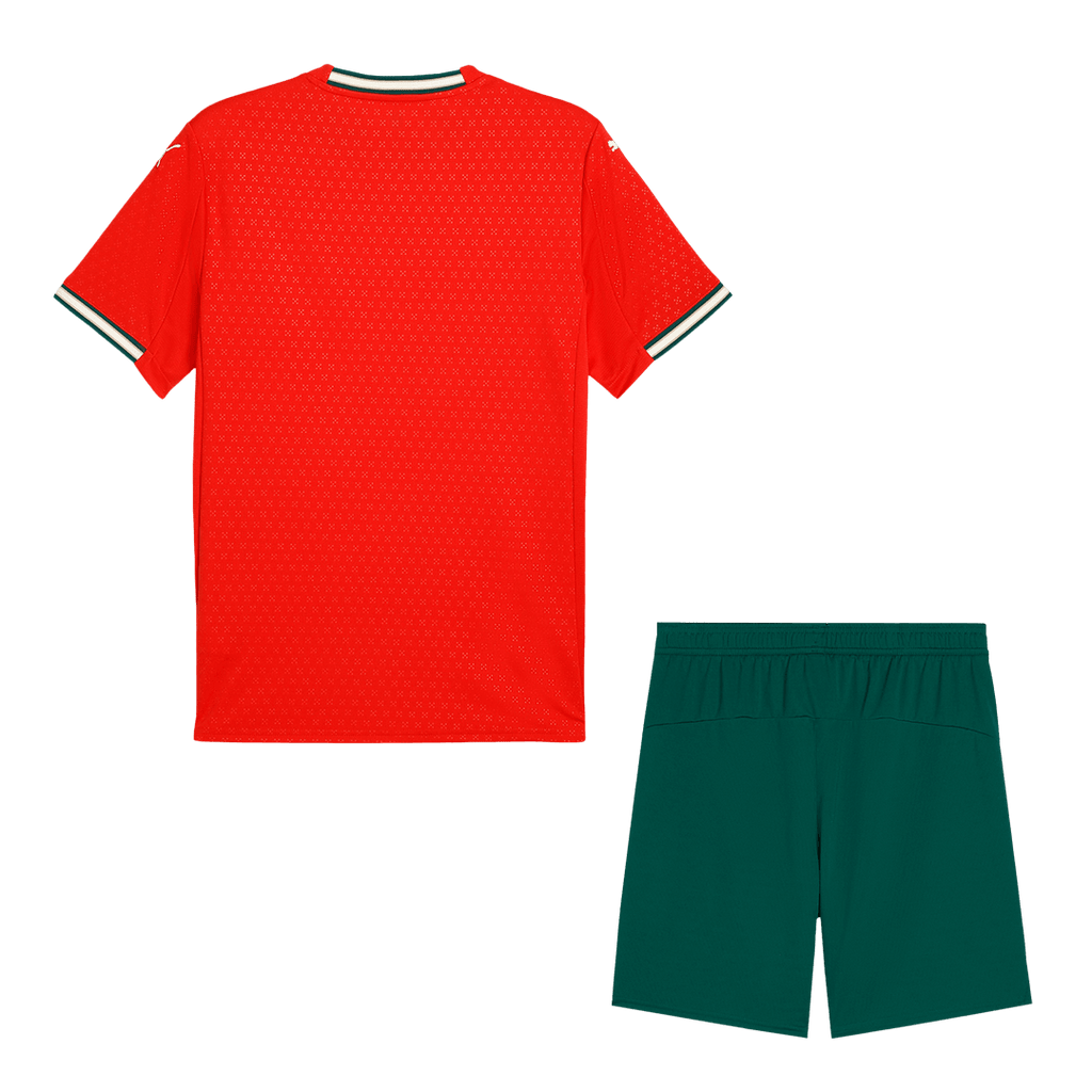 Portugal Home Soccer Jersey Kit(Jersey+Shorts) 2025