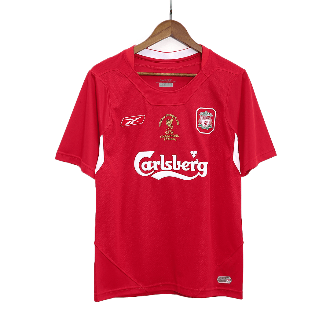 Retro 2005 Liverpool Soccer Jersey - UCL Final