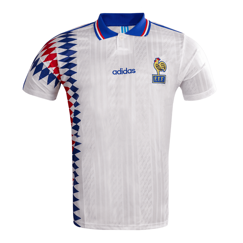Retro 1994 France Away Soccer Jersey