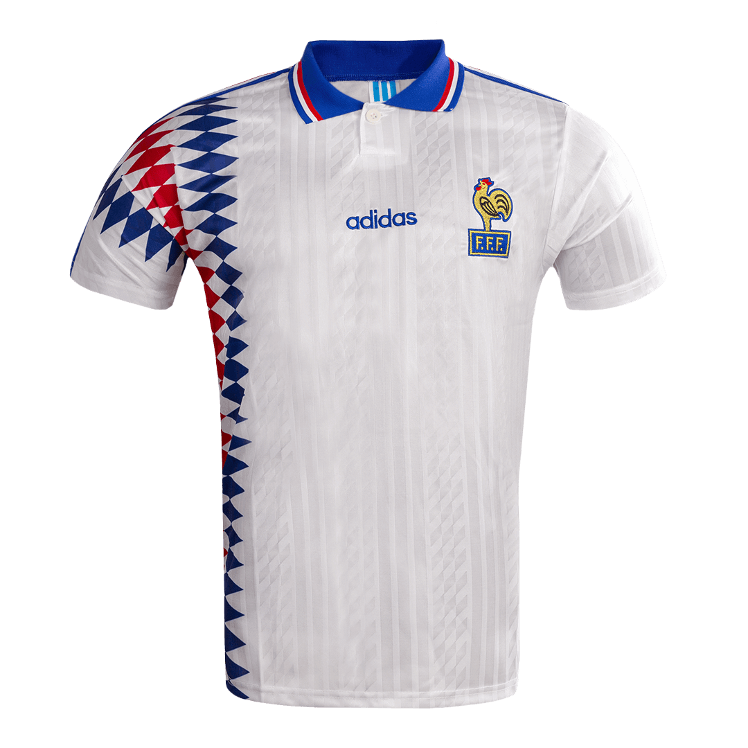 Retro 1994 France Away Soccer Jersey