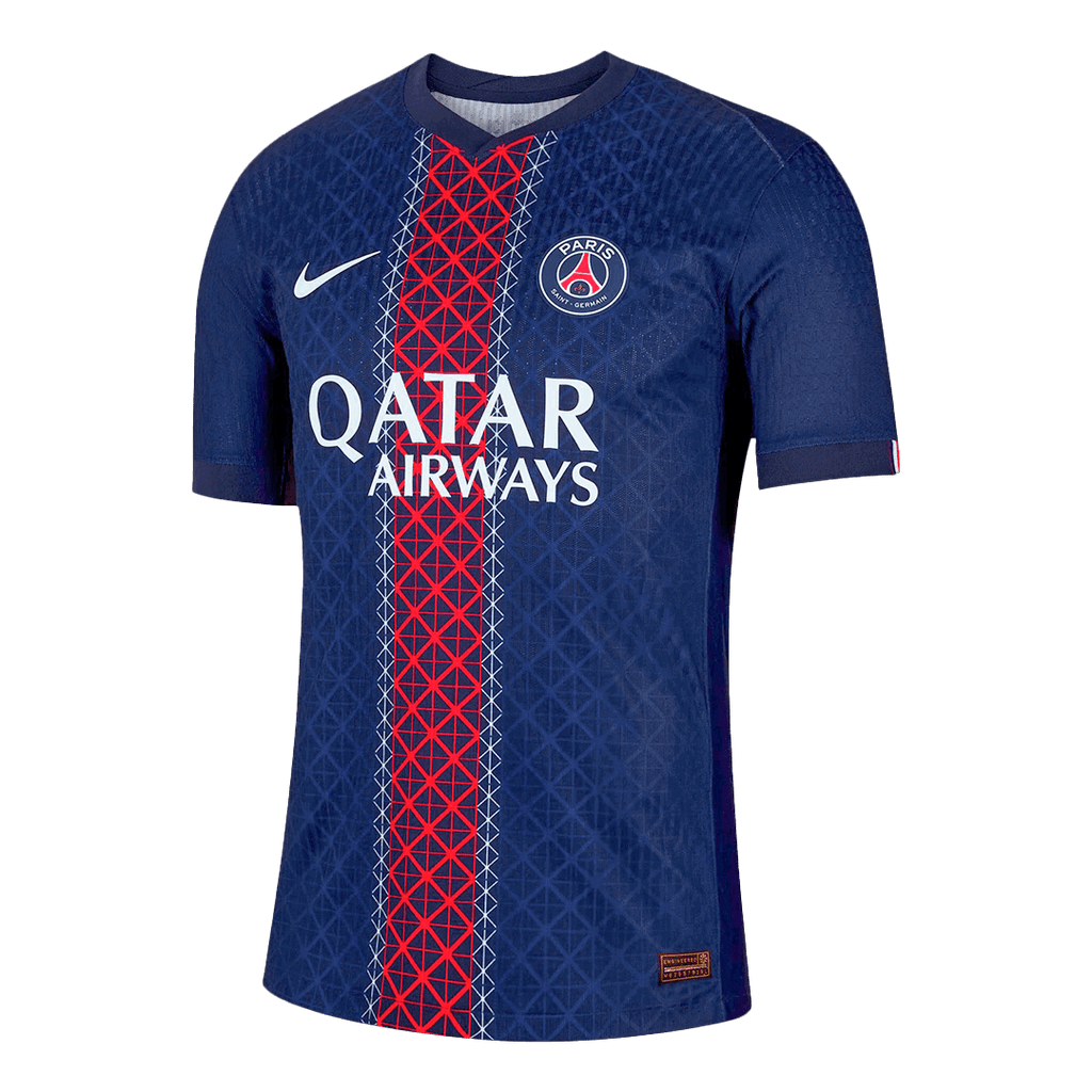 O.DEMBELE #10 PSG Home Authentic Soccer Jersey 2025/26