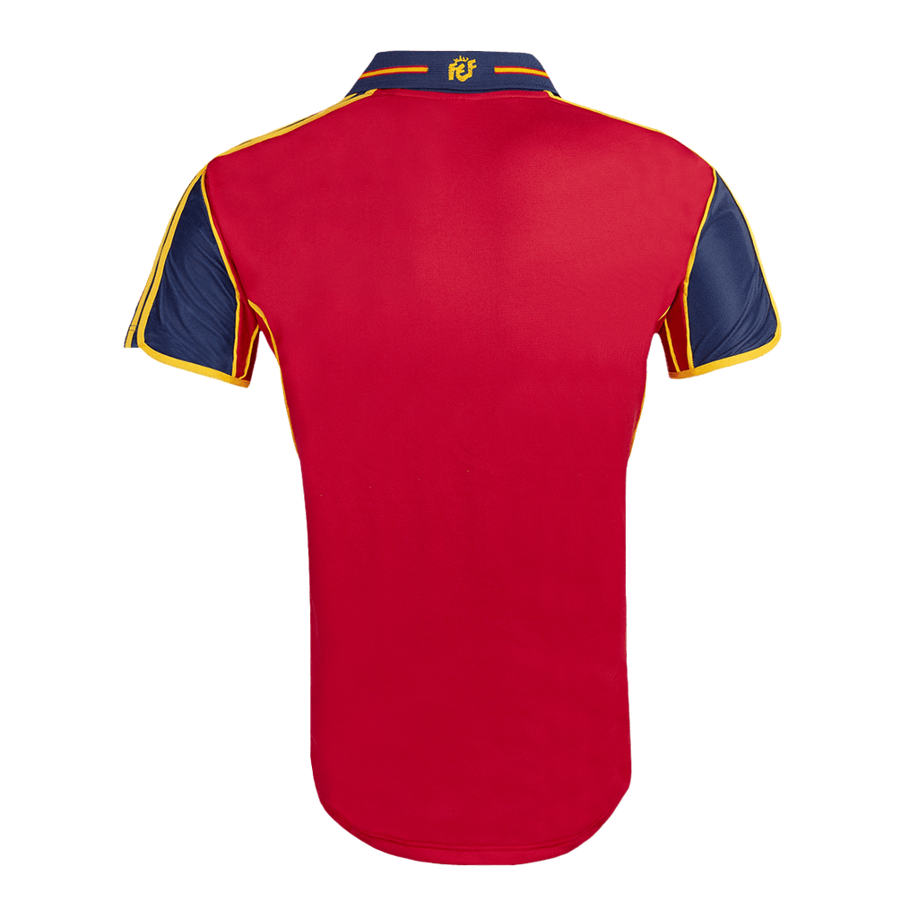 Retro 2000 Spain Home Soccer Jersey