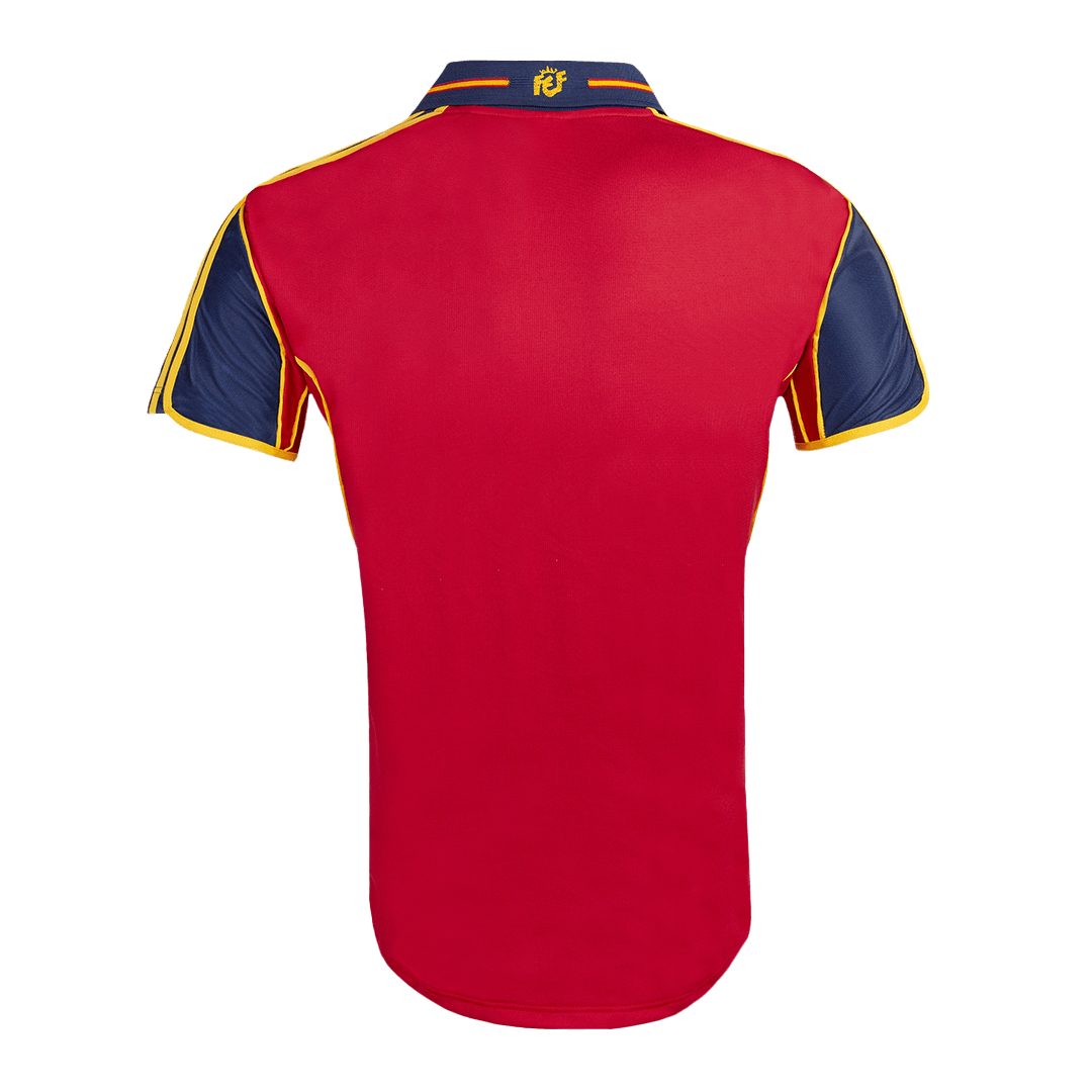 Retro 2000 Spain Home Soccer Jersey