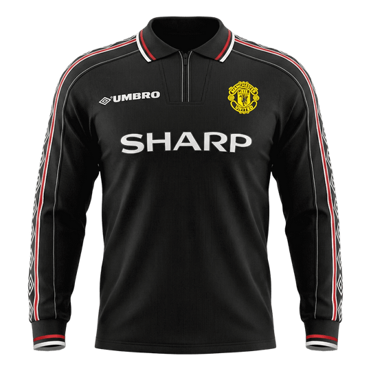 Retro Soccer Jersey Manchester United Away Long Sleeve 1998
