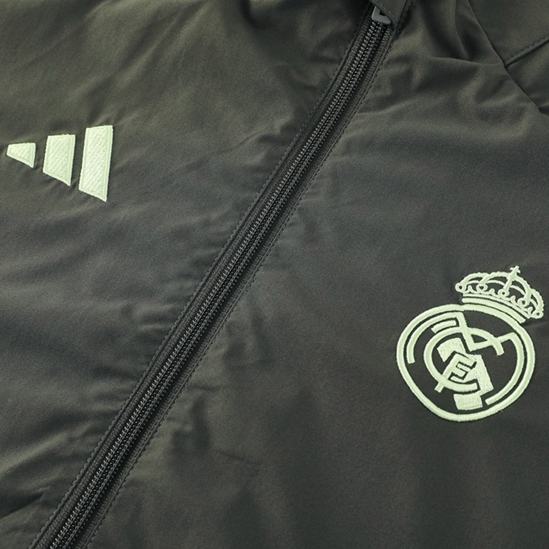 Real Madrid Windbreaker Jacket 2025/26 - Dark Green