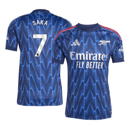 SAKA #7 Arsenal Away Soccer Jersey 2025/26
