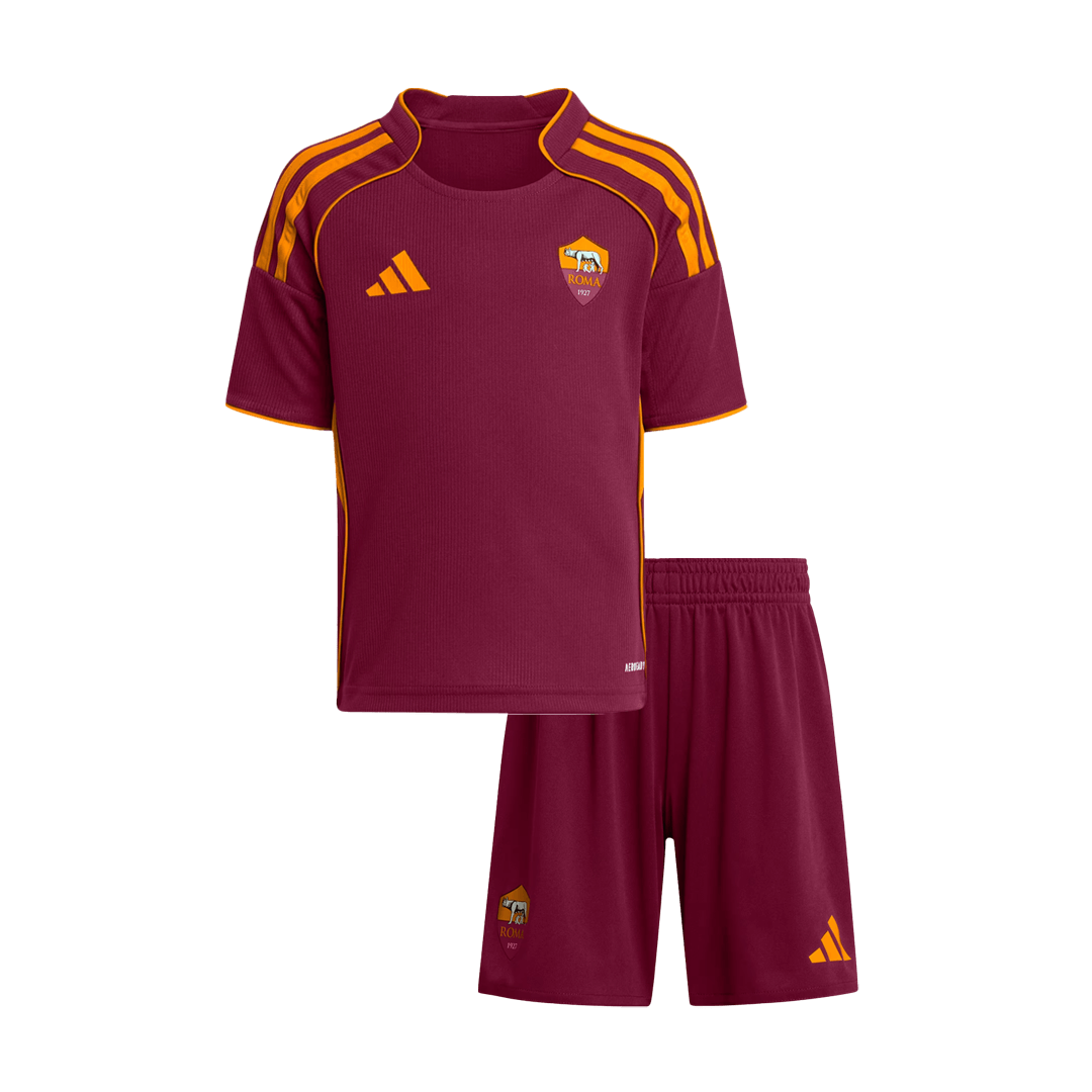 Roma Home Kids Soccer Jerseys Kit 2025/26
